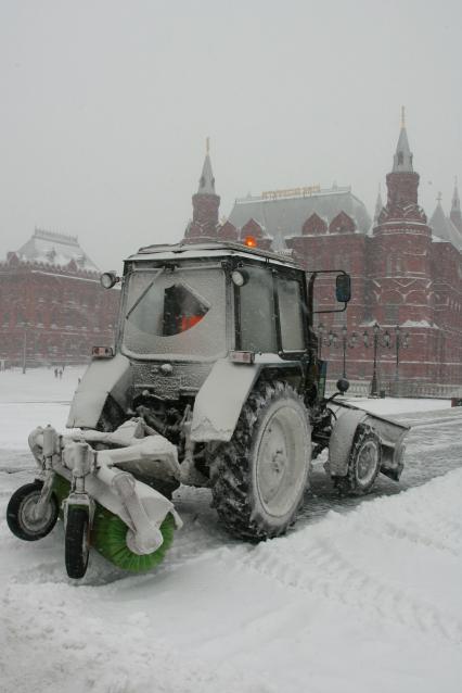 25 января 2007 года. Снегопад. Уборка снега.