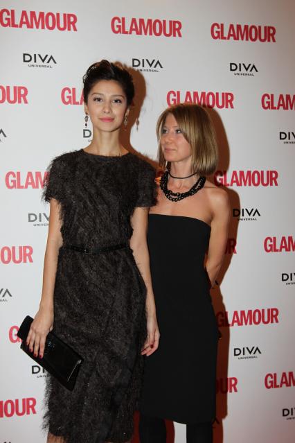 Дата съемки : 18.11.2010.
Театр `Новая Опера . Церемония вручения премии
Glamour - Женщина Года .
На фото : Равшана Куркова