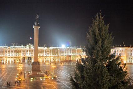 Дворцовая площадь, Санкт-петербург. 2 декабря 2006 года.