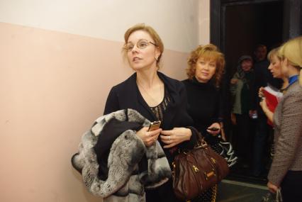 Марина Зудина, Марина Вячеславовна Зудина . советская и российская актриса театра и кино, народная артистка России. Саратов. 25 октября 2010 года. муж- Олег Табаков