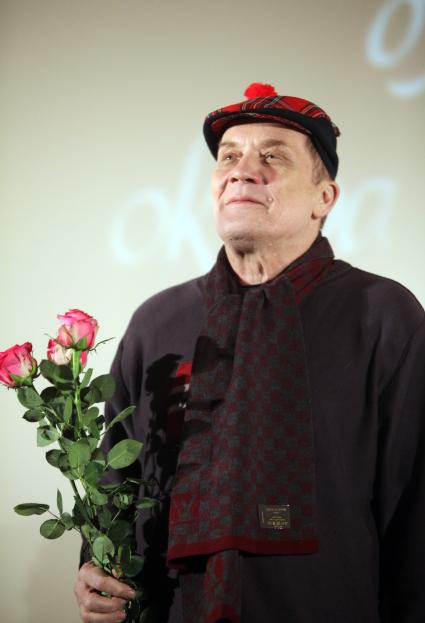 Премьера художественного фильма МАСТЕР И МАРГАРИТА экранизация одноимённого романа Михаила Булгакова, снятая в 1994 году. На снимке: Александр Филипенко - советский и российский актёр театра и кино, народный артист России. 18 августа 2011 года.