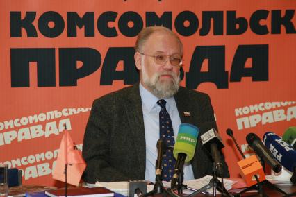 12 февраля 2010 года. Председатель Центральной избирательной комиссии Владимир Чуров в КП.