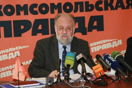 12 февраля 2010 года. Председатель Центральной избирательной комиссии Владимир Чуров в КП.