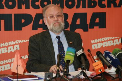 12 февраля 2010 года. Председатель Центральной избирательной комиссии Владимир Чуров в КП.