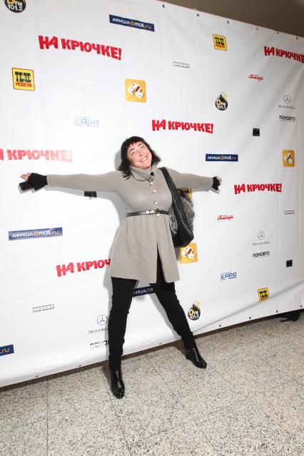 19 января 2011 Кинотеатр ОКТЯБРЬ. Премьера фильма НА КРЮЧКЕ. На снимке: певица Лолита Милявская.