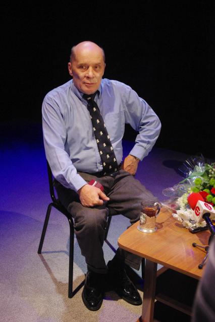 Александр Филиппенко, советский и российский актёр театра и кино, народный артист России, Саратов, 21 мая 2010 года.
