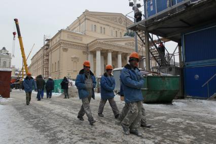 21 января 2011 Реставрационные и восстановительные работы в Государственном Академическом Большом Театре.