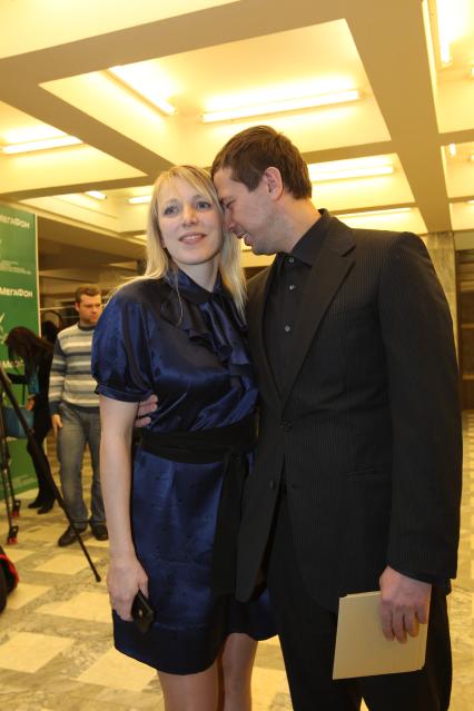 21 января 2011 Мосфильм. Вручение премии Национальной Академии кинематографических искусств и наук России ЗОЛОТОЙ ОРЕЛ. На снимке: актер Андрей Мерзликин.
