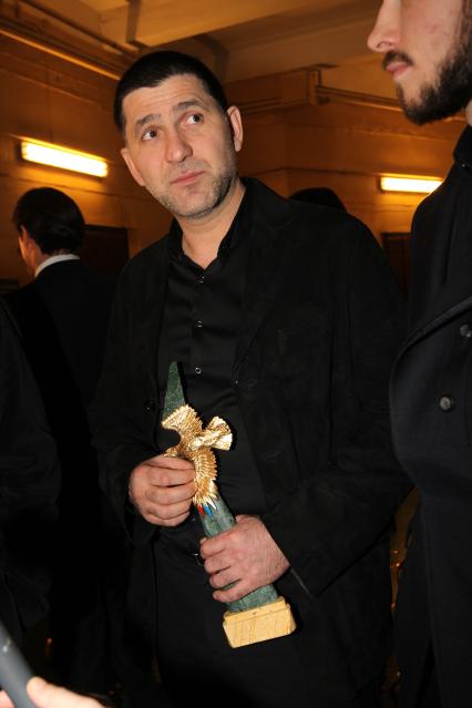 21 января 2011 Мосфильм. Вручение премии Национальной Академии кинематографических искусств и наук России ЗОЛОТОЙ ОРЕЛ. На снимке: оператор Павел Костомаров