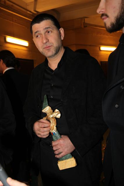 21 января 2011 Мосфильм. Вручение премии Национальной Академии кинематографических искусств и наук России ЗОЛОТОЙ ОРЕЛ. На снимке: оператор Павел Костомаров