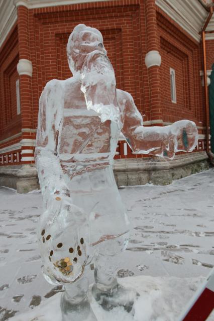 27 января 2011. Ледовые скульптуры на Красной площади.