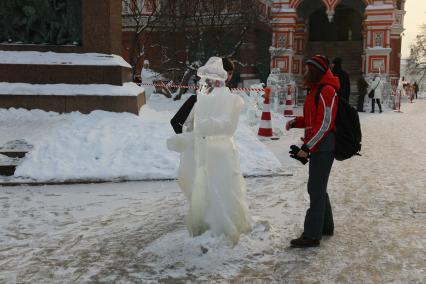 27 января 2011. Ледовые скульптуры на Красной площади.