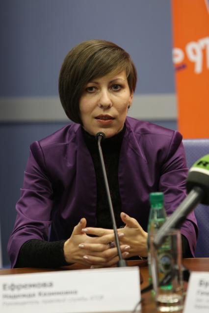02 февраля 2011. Ефремова Надежда Казимовна - Руководитель правовой службы АТОР. В гостях ИД КП.
