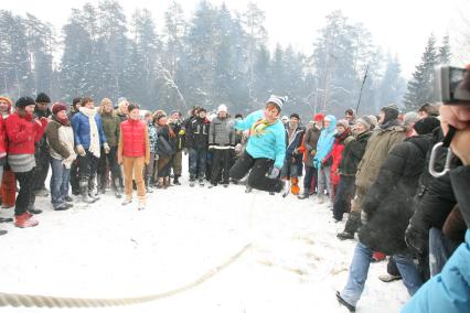 14 февраля 2010 года. Радищево. Масленица 2010. Скакалка