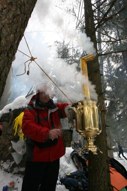 14 февраля 2010 года. Радищево. Масленица 2010. Самовар.