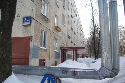 Хрущевки в районе станции Калужская, 17 февраля 2011 года. Снос домов, новое жилье, хрущевка, строительство, ипотека, затройка города