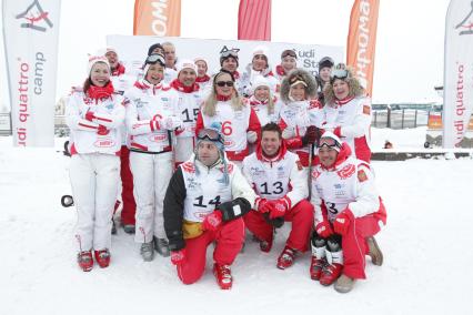 12 февраля 2011г. Парк Яхрома. Турнир по горным лыжам и сноуборду среди звезд.