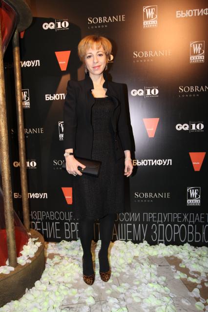 Премьера фильма БЬЮТИФУЛ в кинотеатре ПИОНЕР, 21 февраля 2011 года. На фото: телеведущая Марианна Максимовская