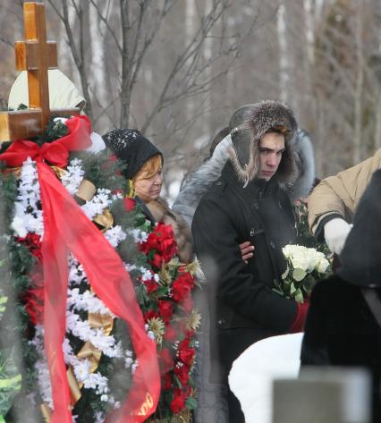 24 февраля 2011г. Прощание с погибшей Ириной Патрушевой во время расстрела туристов в Кабардино-Балкарии.