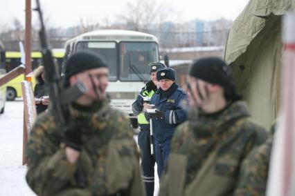 Военно -спортивная игра \"Вперед, мальчишки\", Москва, 26 февраля 2011 года.