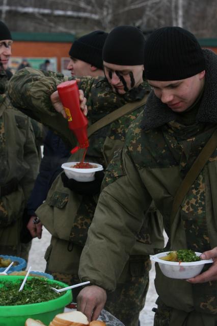 Военно -спортивная игра \"Вперед, мальчишки\", Москва, 26 февраля 2011 года.