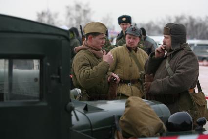 Военно -спортивная игра \"Вперед, мальчишки\", Москва, 26 февраля 2011 года.