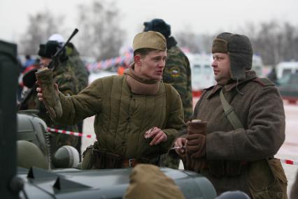 Военно -спортивная игра \"Вперед, мальчишки\", Москва, 26 февраля 2011 года.