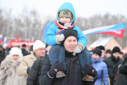 Военно -спортивная игра \"Вперед, мальчишки\", Москва, 26 февраля 2011 года.