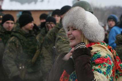 Военно -спортивная игра \"Вперед, мальчишки\", Москва, 26 февраля 2011 года.