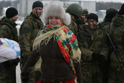 Военно -спортивная игра \"Вперед, мальчишки\", Москва, 26 февраля 2011 года.