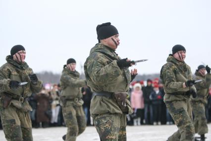 Военно -спортивная игра \"Вперед, мальчишки\", Москва, 26 февраля 2011 года.