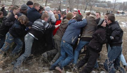 10 марта 2008. Волгоград. Проводы Масленицы.