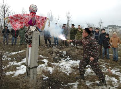 10 марта 2008. Волгоград. Проводы Масленицы.