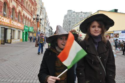 20 марта 2011г. День Святого Патрика. В Москве на Новом Арбате