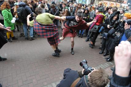 20 марта 2011г. День Святого Патрика. В Москве на Новом Арбате