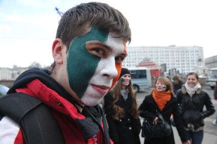 20 марта 2011г. День Святого Патрика. В Москве на Новом Арбате