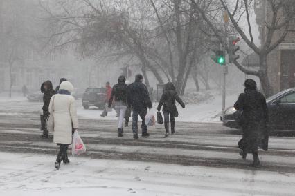 25 марта 2011г. Снег, снегопад, метель.