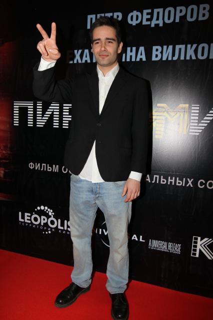 Премьера фильма ПИРАМММИДА 30 марта 2011 года. На фото: Петр Федоров - актер