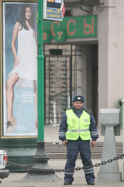 Милиция полиция на дорогах города , Москва, 7 апреля 2011 года