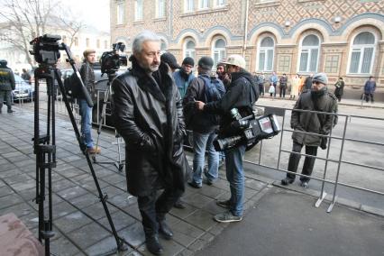 Панихида Людмилы Гурченко в Центральном Доме литераторов, Москва, 2 апреля 2011 года. На фото: Стас Намин - российский музыкант.