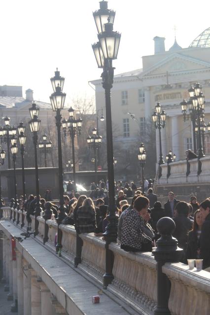 04 апреля 2011 г. Россия, Москва. Манежная площадь.