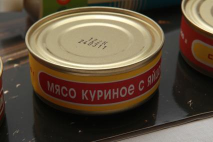 07 апреля 2011г. Еда для космонавтов. Консерва. Мясо куриное с яйцом.