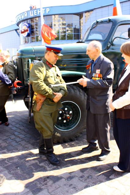 Москва 09 мая 2010 год. Празднование 9 мая. День победы. Ветеран, военный.