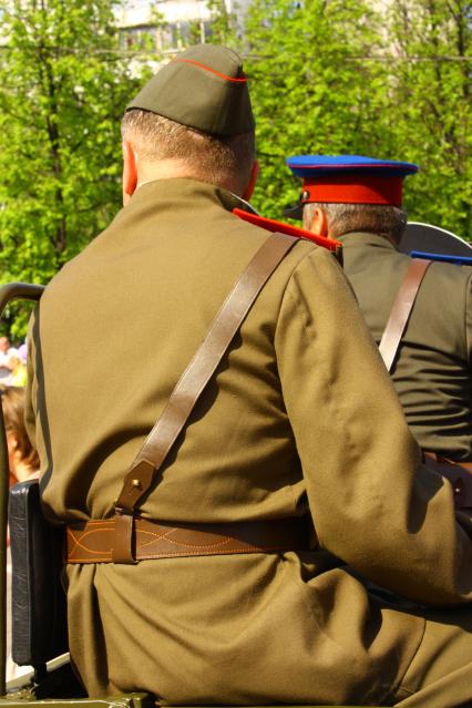 Москва 09 мая 2010 год. Празднование 9 мая. День победы. Военные.