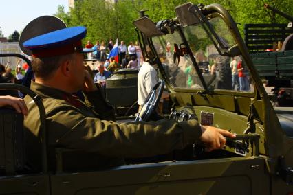 Москва 09 мая 2010 год. Празднование 9 мая. День победы. Военная техника. Военные.