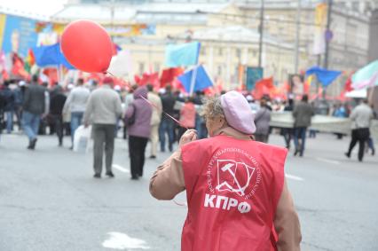 Первомайская демонстрация политической партии КПРФ, Москва, 1 мая 2011 года