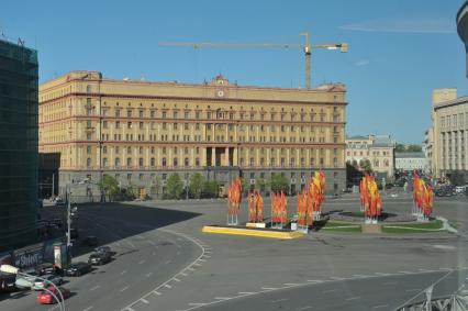 Здание ФСБ на Лубянской площади, Москва, 10 мая 2011 года