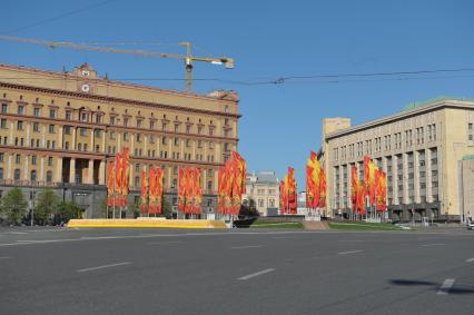 Здание ФСБ на Лубянской площади, Москва, 10 мая 2011 года