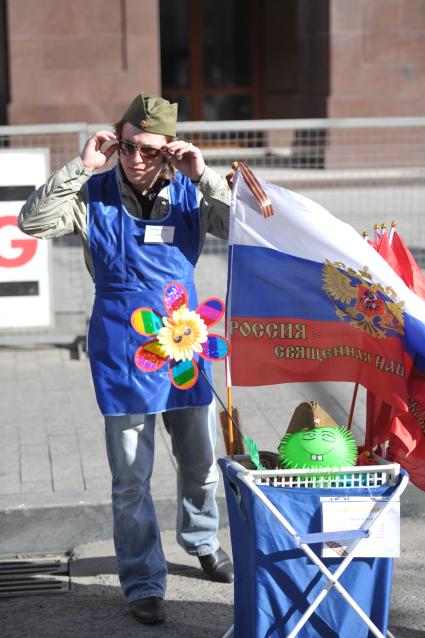 Празднование Дня Победы на театральной площади, Москва, 9 мая 2011 года