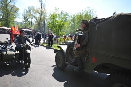 Празднование Дня Победы в ЦПКиО им. Горького, Москва, 9 мая 2011 года